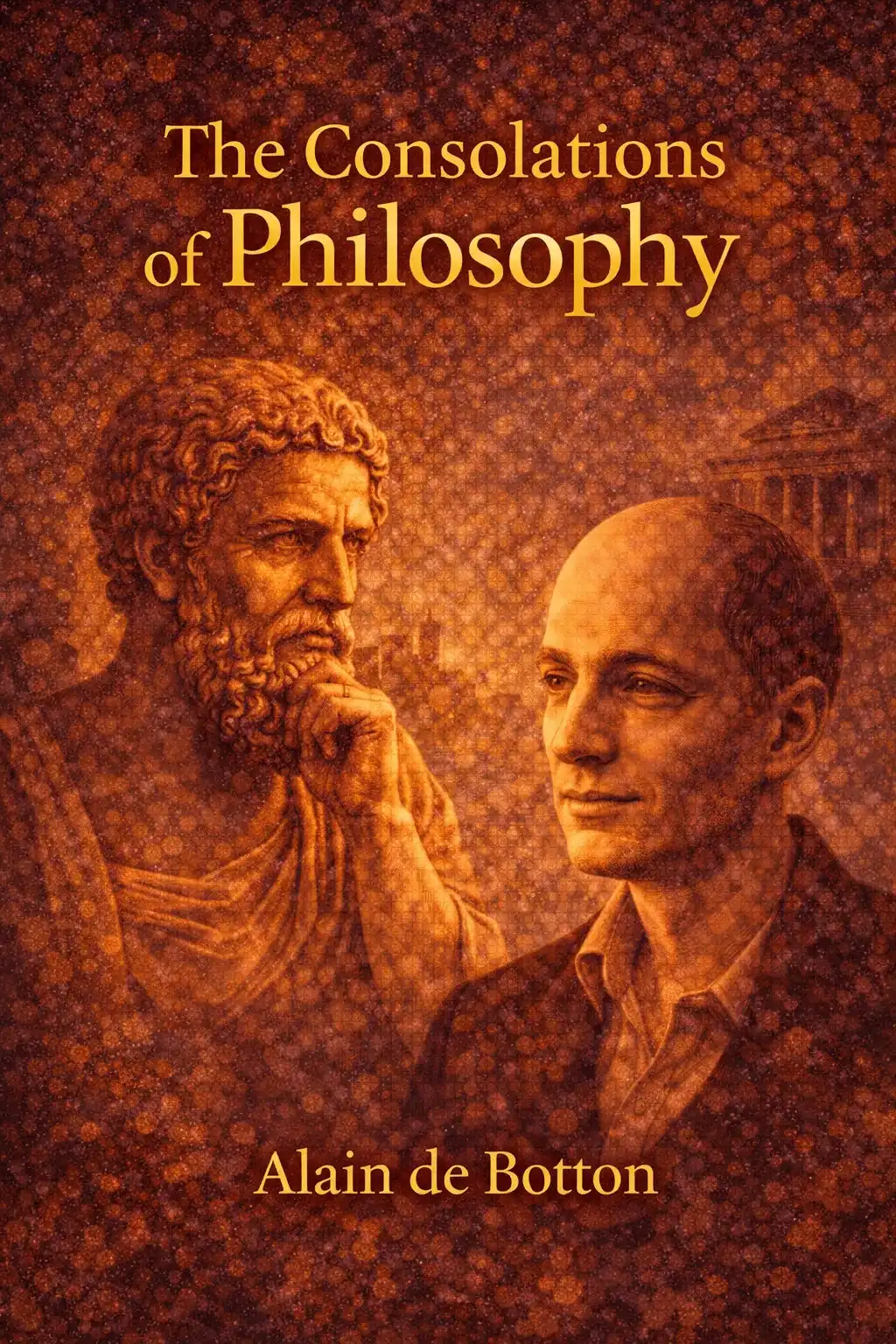The Consolations of Philosophy book cover by alain de botton